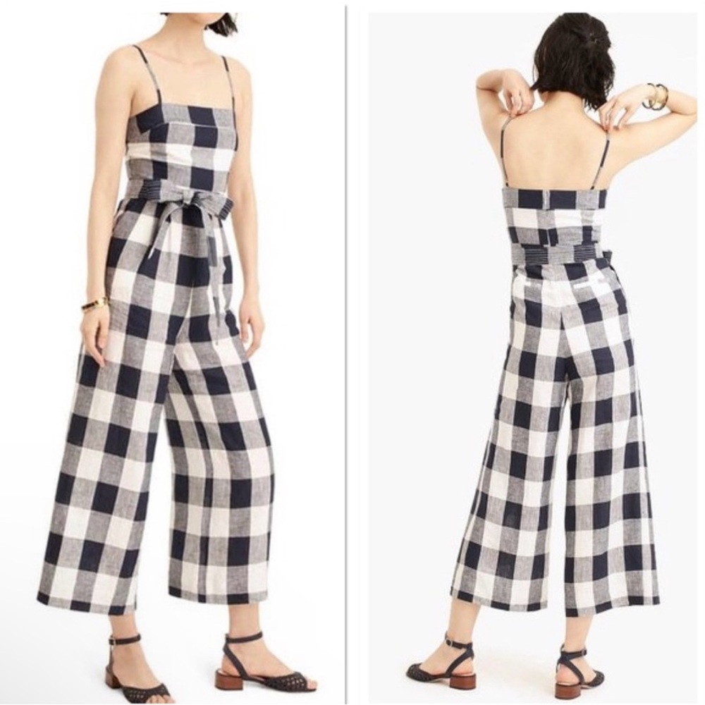 J. Crew Spaghetti-strap‎ Jumpsuit In Gingham
Beauchamps Linen L5997 A20